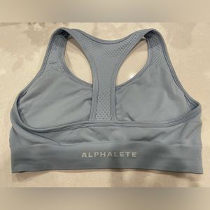 Ice blue alphalete sports bra